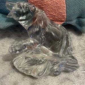 Princess House Crystal Grizzly Bear